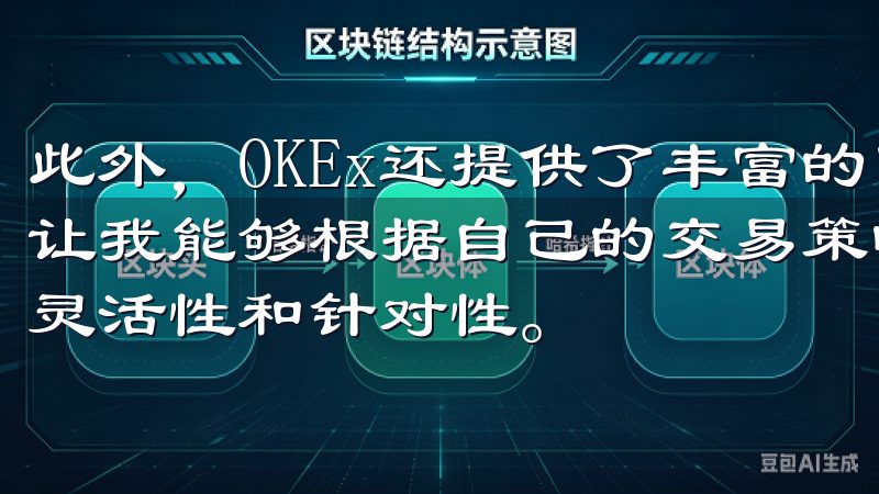 此外，OKEx还提供了丰富的图表工具和自定义指标功能，这让我能够根据自己的交易策略进行个性化设置，从而提高交易的灵活性和针对性。