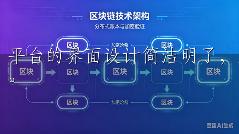 平台的界面设计简洁明了，用户可以轻松找到所需的功能和信息。