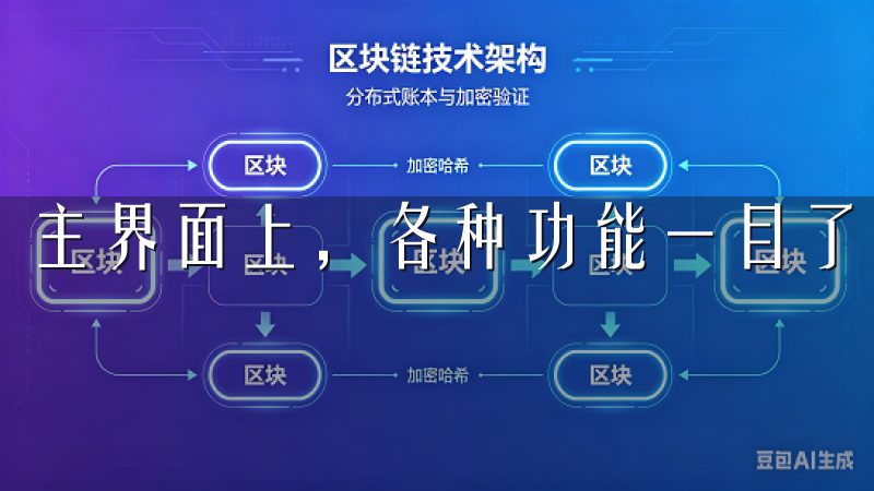 主界面上，各种功能一目了然，操作便捷。