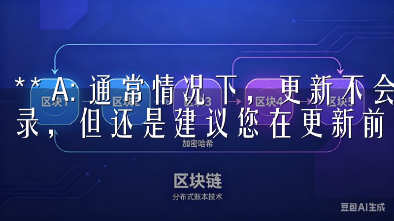 ** A: 通常情况下，更新不会影响您的账户数据和交易记录，但还是建议您在更新前备份重要信息。