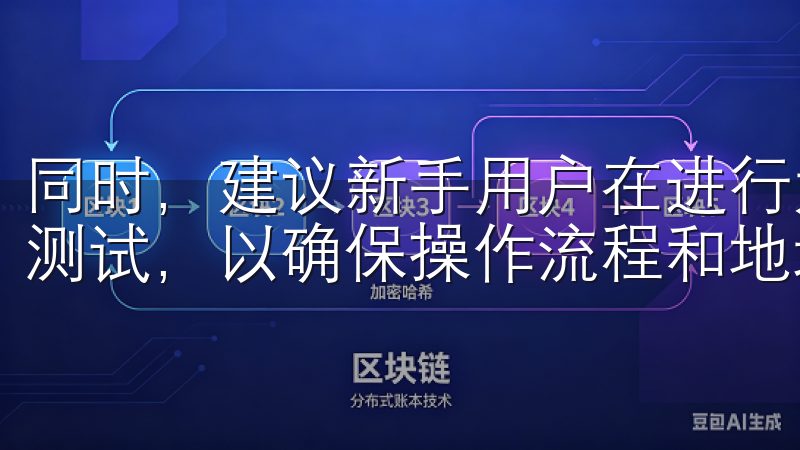 同时，建议新手用户在进行大额充值或提现操作前，先进行小额测试，以确保操作流程和地址的正确性。