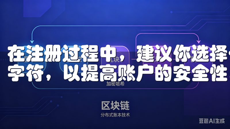 在注册过程中，建议你选择一个强密码，包含字母、数字和特殊字符，以提高账户的安全性。