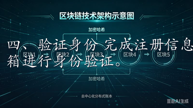 四、验证身份 完成注册信息填写后，系统通常会要求你电子邮箱进行身份验证。