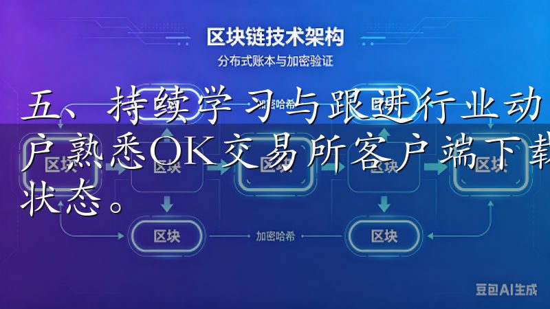 五、持续学习与跟进行业动态 数字货币市场瞬息万变，新手用户熟悉OK交易所客户端下载与使用技巧的同时，也要保持学习状态。