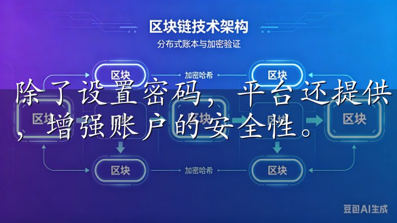 除了设置密码，平台还提供了二次验证功能，不妨开启这个功能，增强账户的安全性。