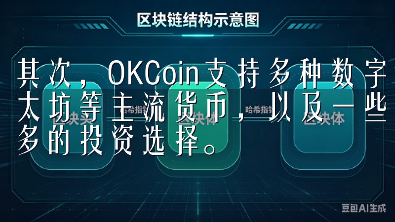 其次，OKCoin支持多种数字货币的交易，包括比特币、以太坊等主流货币，以及一些新兴的数字货币，这为用户提供了更多的投资选择。
