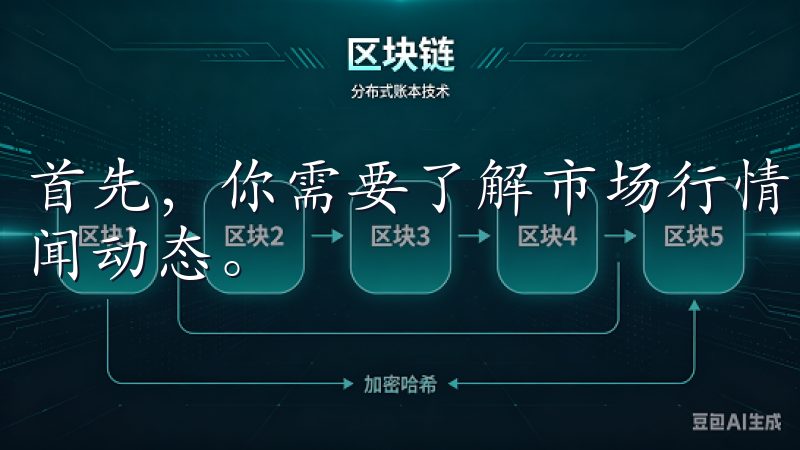 首先，你需要了解市场行情，关注各种数字货币的价格走势和新闻动态。