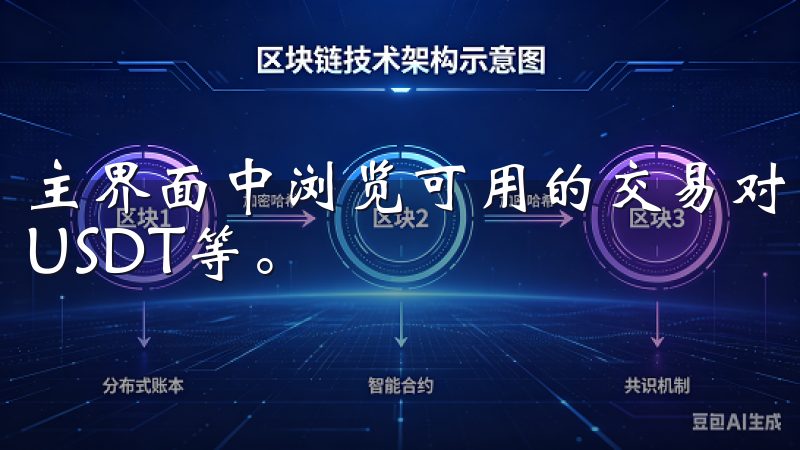 主界面中浏览可用的交易对，例如BTC/USDT，ETH/USDT等。