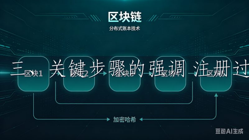 三、关键步骤的强调 注册过程中，某些步骤是尤其重要的。