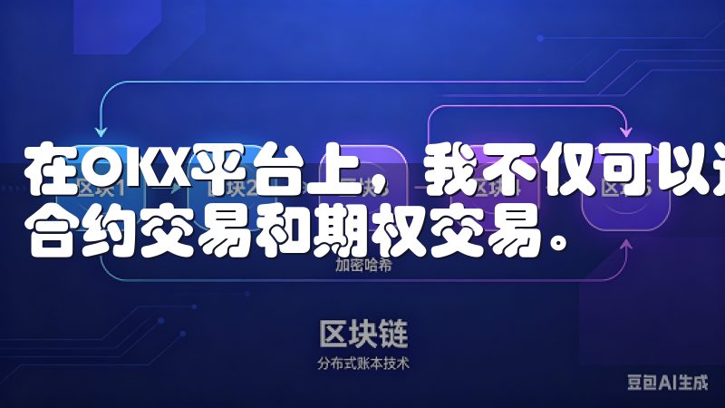 在OKX平台上，我不仅可以进行传统的现货交易，还可以选择合约交易和期权交易。
