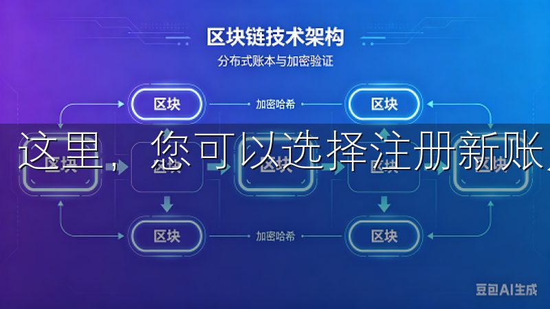 这里，您可以选择注册新账户或者直接登录已有账户。