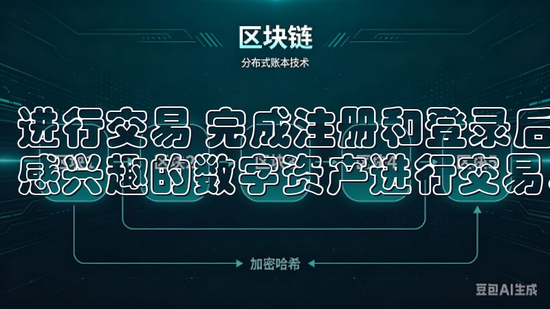 进行交易 完成注册和登录后，您可以开始浏览市场行情，选择感兴趣的数字资产进行交易。