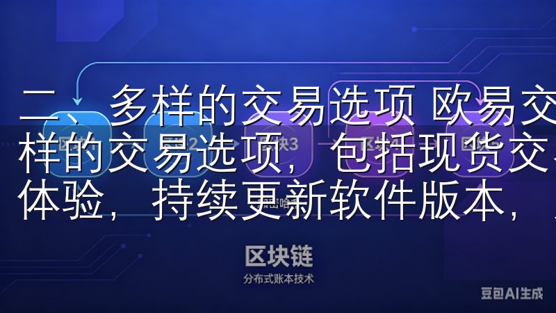 二、多样的交易选项 欧易交易所APP中，用户可以享受到多样的交易选项，包括现货交易、杠杆交易等我们的平台注重用户体验，持续更新软件版本，为您提供安全可靠的下载环境。