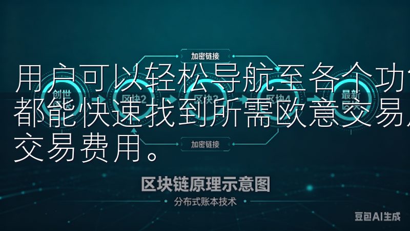 用户可以轻松导航至各个功能模块，是进行交易还是查看资产，都能快速找到所需欧意交易所佣金低廉，提供透明且具竞争力的交易费用。