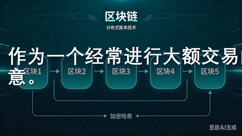 作为一个经常进行大额交易的用户，我对这个新系统感到非常满意。