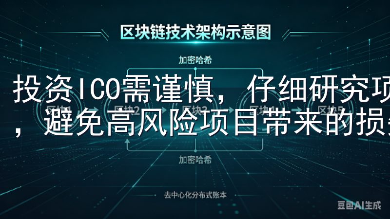投资ICO需谨慎，仔细研究项目的白皮书、团队背景和市盈率，避免高风险项目带来的损失。