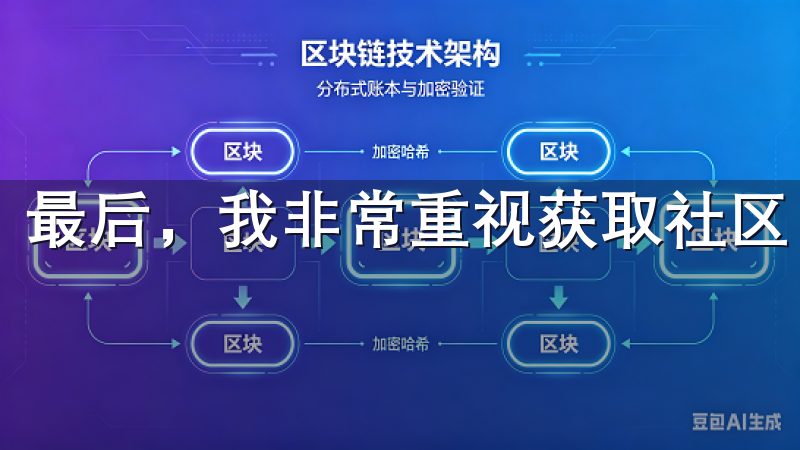 最后，我非常重视获取社区中的最新资讯和动态。