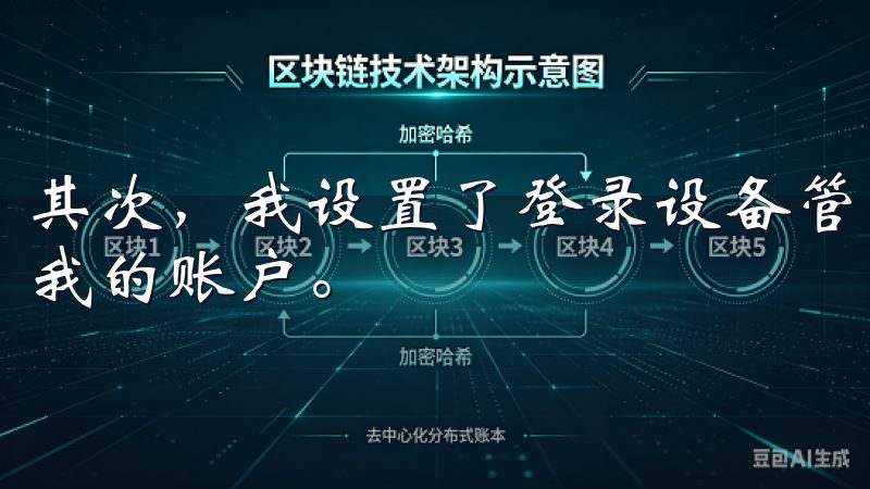 其次，我设置了登录设备管理，确保只有我信任的设备能够访问我的账户。