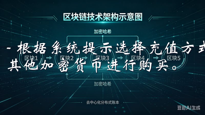 - 根据系统提示选择充值方式，可以使用法币充值或直接转入其他加密货币进行购买。
