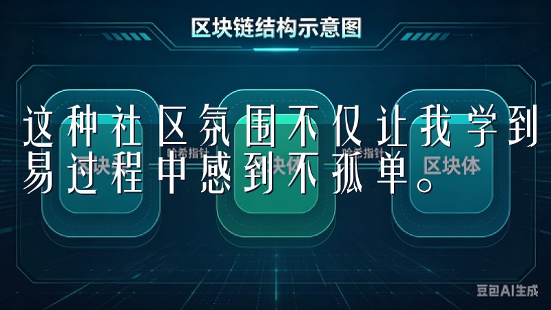 这种社区氛围不仅让我学到了很多实用的交易知识，也让我在交易过程中感到不孤单。