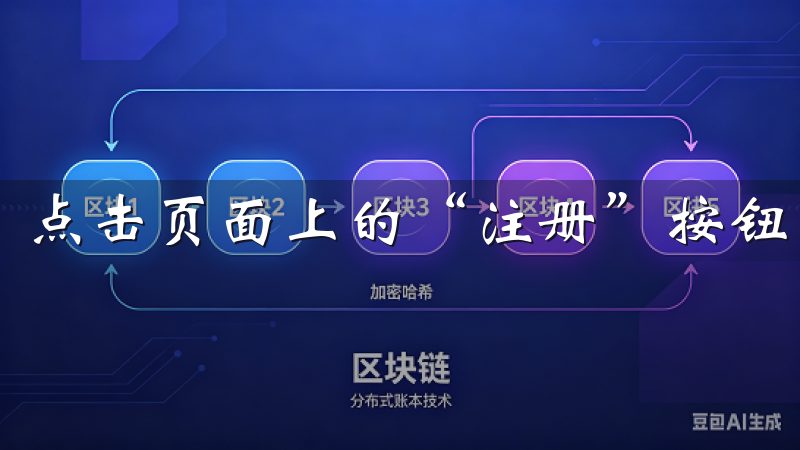 点击页面上的“注册”按钮，开始您的注册之旅。