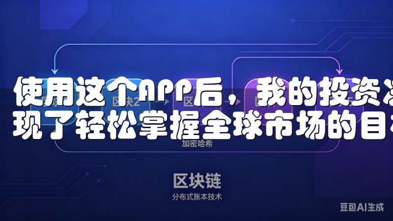 使用这个APP后，我的投资决策变得更加科学和高效，真正实现了轻松掌握全球市场的目标。