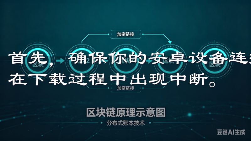 首先,确保你的安卓设备连接到稳定的网络环境,这样可以避免在下载过程中出现中断。