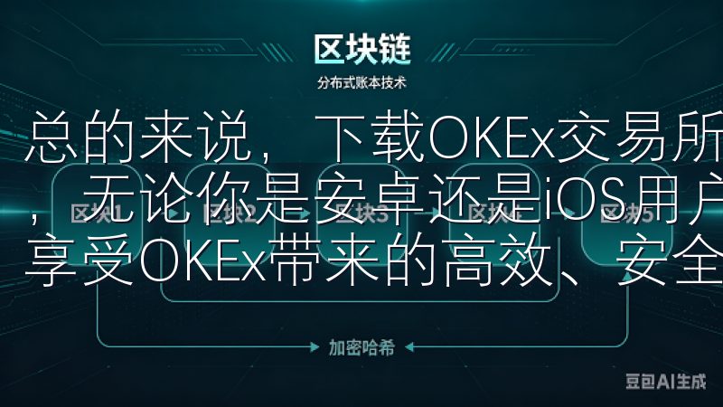 总的来说，下载OKEx交易所APP是一个简单而快速的过程，无论你是安卓还是iOS用户，只需几分钟的时间，你就可以享受OKEx带来的高效、安全的交易体验。