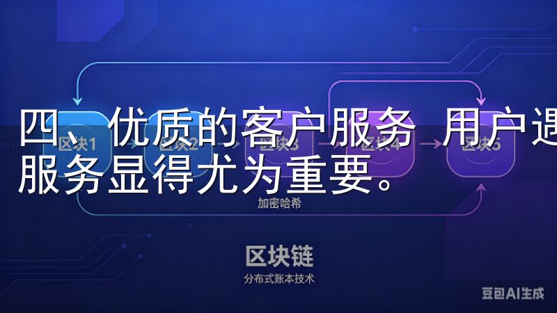 四、优质的客户服务 用户遇到问题或需要帮助时，优质的客户服务显得尤为重要。