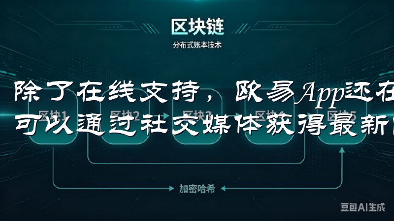 除了在线支持，欧易App还在社交媒体平台上积极互动，用户可以通过社交媒体获得最新的市场动态和平台信息。