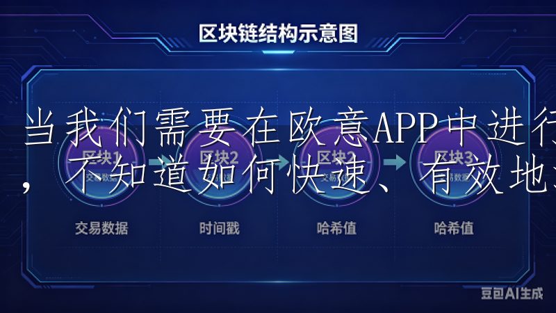 当我们需要在欧意APP中进行充值时，很多人可能会感到疑惑，不知道如何快速、有效地添加资金。