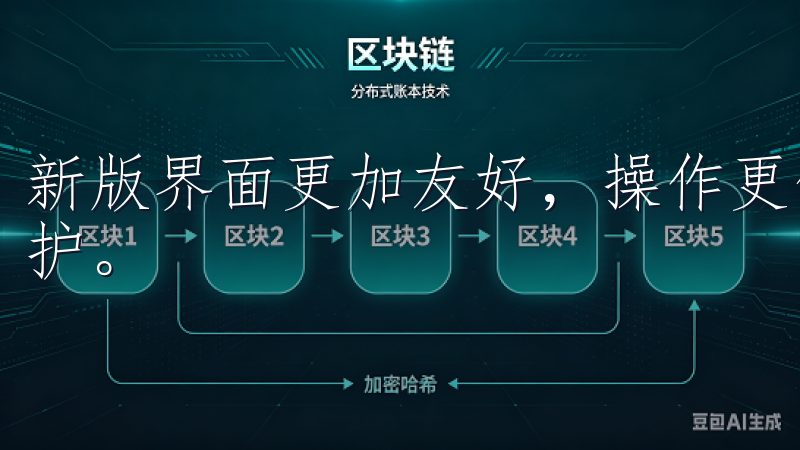 新版界面更加友好，操作更便捷，同时强化了数据安全和隐私保护。