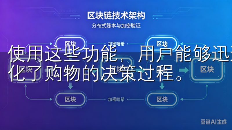 使用这些功能，用户能够迅速找到符合自身需求的产品，大大简化了购物的决策过程。