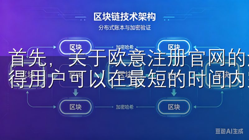 首先，关于欧意注册官网的注册流程，它是经过精心设计的，使得用户可以在最短的时间内完成注册，正式迈入购物的新体验。