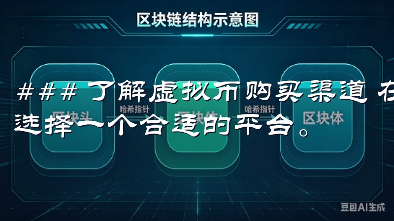 ### 了解虚拟币购买渠道 在我开始购买虚拟币时，首先要选择一个合适的平台。