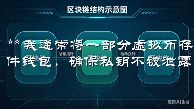 ** 我通常将一部分虚拟币存放在钱包中，包括硬件钱包和软件钱包，确保私钥不被泄露，同时定期备份。