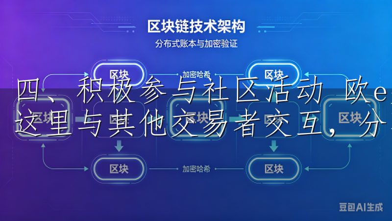 四、积极参与社区活动 欧e交易所还提供了用户社区，你可以这里与其他交易者交互，分享经验和交易策略。