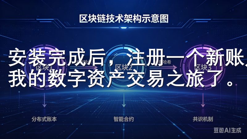安装完成后，注册一个新账户或使用现有账户登录，便可以开始我的数字资产交易之旅了。