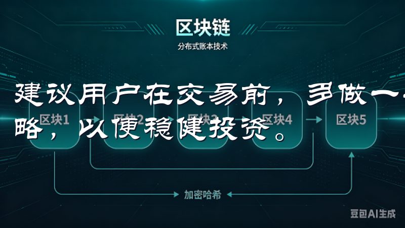 建议用户在交易前，多做一些功课，了解市场动态，制定交易策略，以便稳健投资。