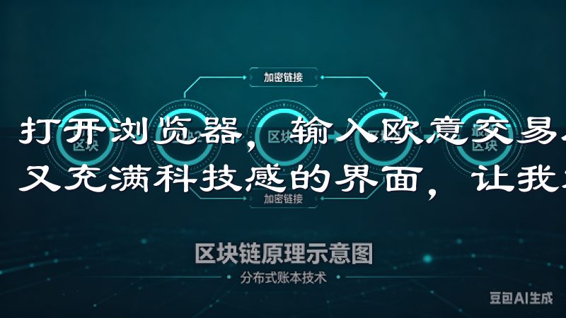 打开浏览器，输入欧意交易所的网址，映入眼帘的是一个简洁而又充满科技感的界面，让我对接下来的操作充满了期待。