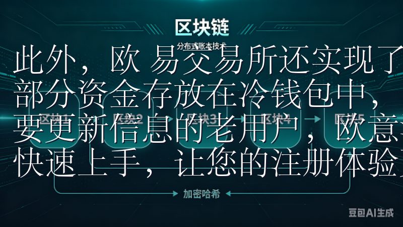 此外，欧 易交易所还实现了冷钱包和热钱包的结合使用，将大部分资金存放在冷钱包中，以防止黑客攻击无论是新用户还是需要更新信息的老用户，欧意注册教程都能提供全面支持，帮助您快速上手，让您的注册体验更加顺畅。