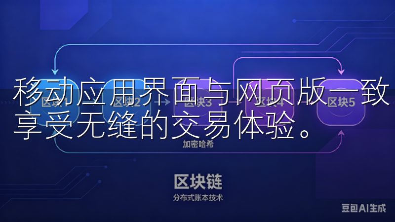 移动应用界面与网页版一致,使得用户能迅速熟悉操作流程,并享受无缝的交易体验。