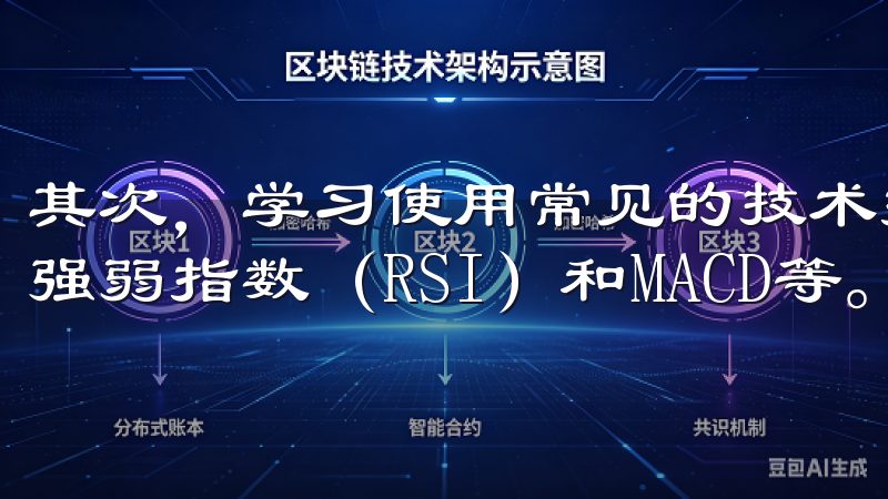 其次，学习使用常见的技术指标，如移动平均线（MA）、相对强弱指数（RSI）和MACD等。
