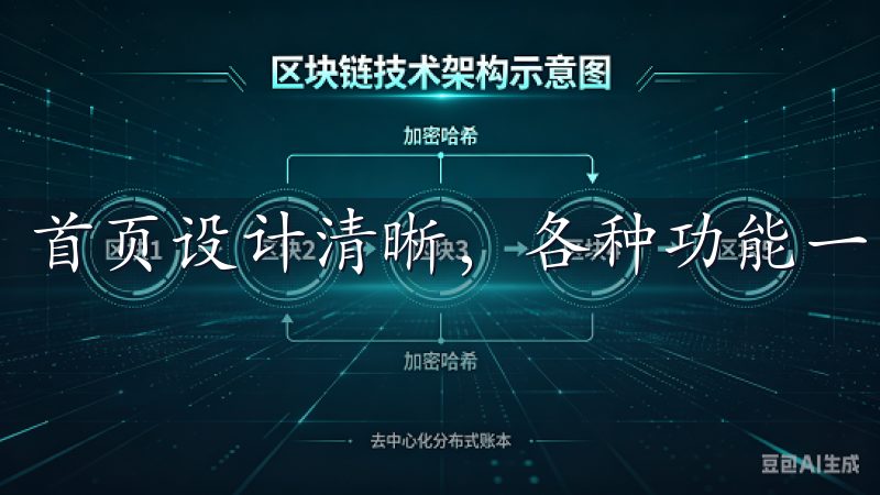 首页设计清晰，各种功能一目了然。