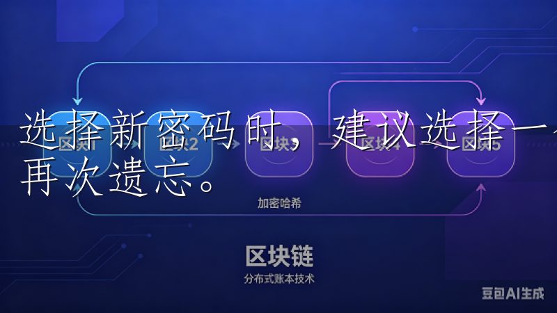 选择新密码时，建议选择一个既安全又易于记忆的密码，以避免再次遗忘。
