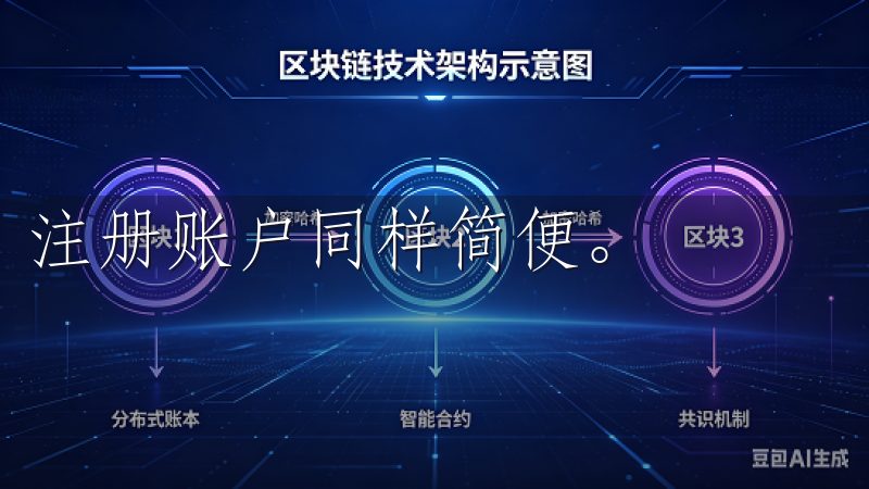 注册账户同样简便。