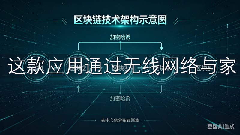 这款应用通过无线网络与家中的智能设备连接。