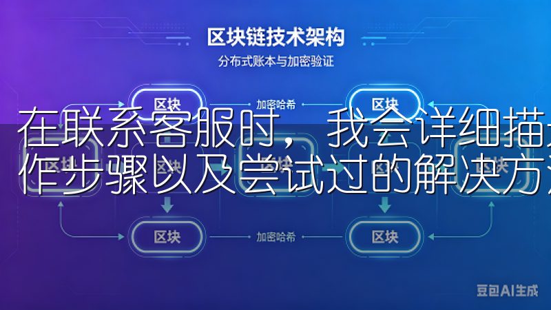 在联系客服时，我会详细描述我遇到的问题，包括错误提示、操作步骤以及尝试过的解决方法。