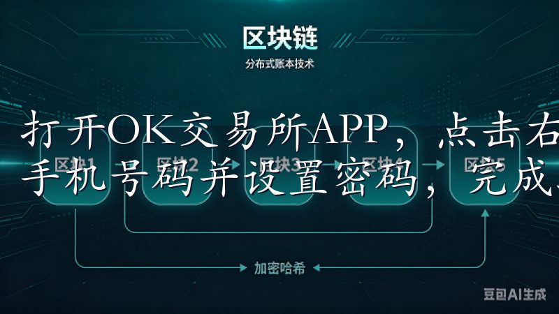 打开OK交易所APP，点击右上角的“注册”按钮，输入你的手机号码并设置密码，完成验证码验证后，你就成功注册了。