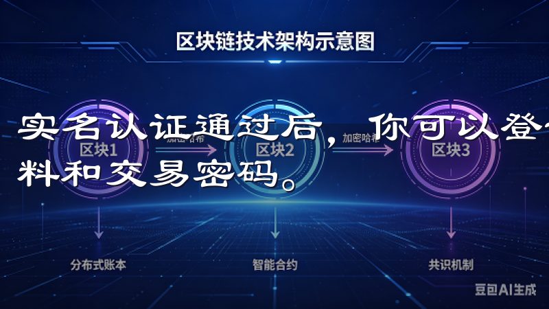 实名认证通过后，你可以登录你的OKE账户，设置你的个人资料和交易密码。